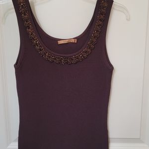 Belldini brown medium size tank top
